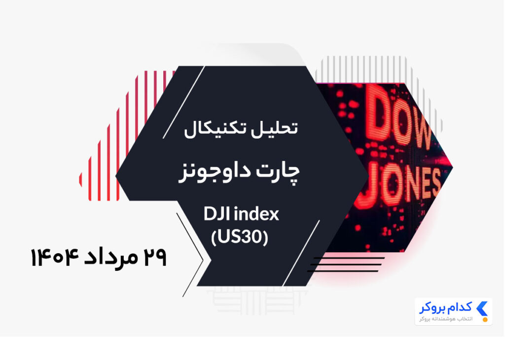 تحلیل تکنیکال شاخص داوجونز در ۲۹ مرداد ۱۴۰۴